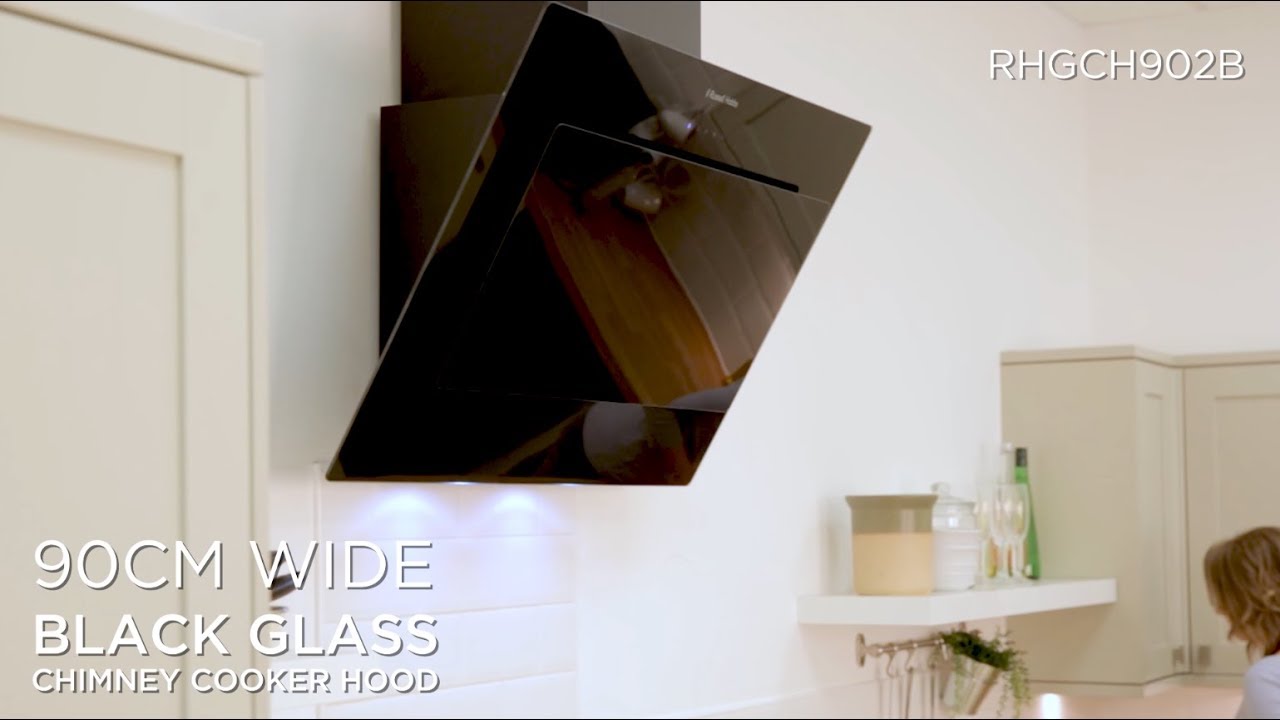 Russell Hobbs Black Glass Cooker Hood Product Video  - RHGCH902B