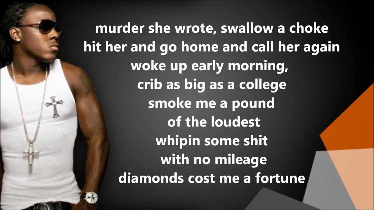 Ace Hood - Bugatti ft. Rick Ross & Future - Lyrics on screen