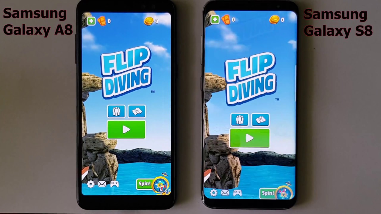 Samsung Galaxy A8 2018 vs Samsung Galaxy S8 - (4K ULTRA HD)