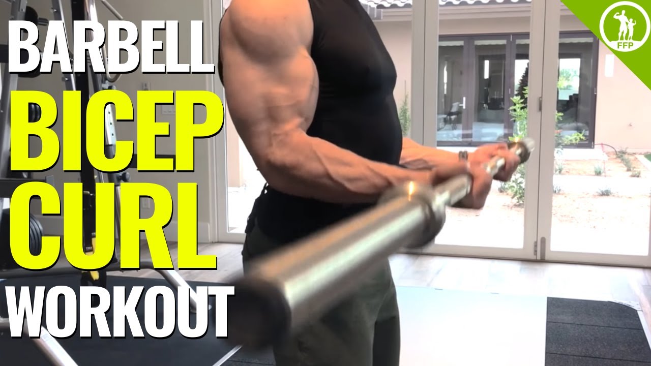 Barbell Bicep Curl Workout (GET BIGGER ARMS!)