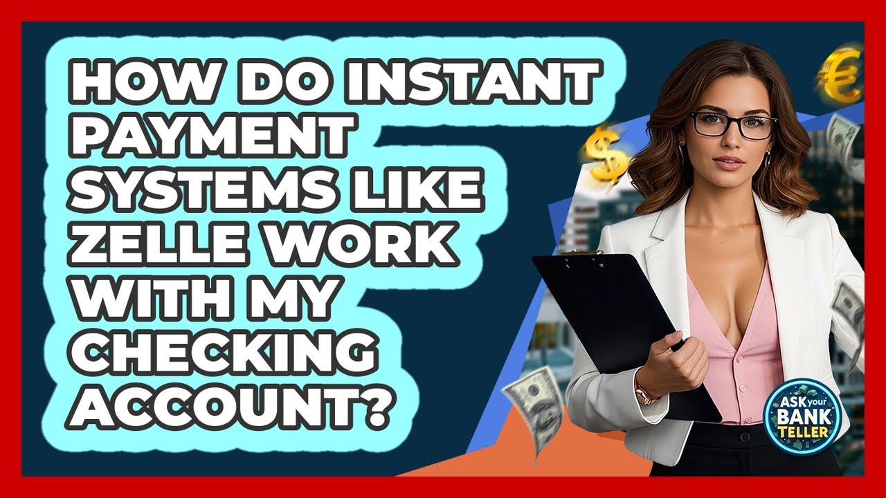 How Do Instant Payment Systems Like Zelle Work With My Checking Account? - Ask Your Bank Teller