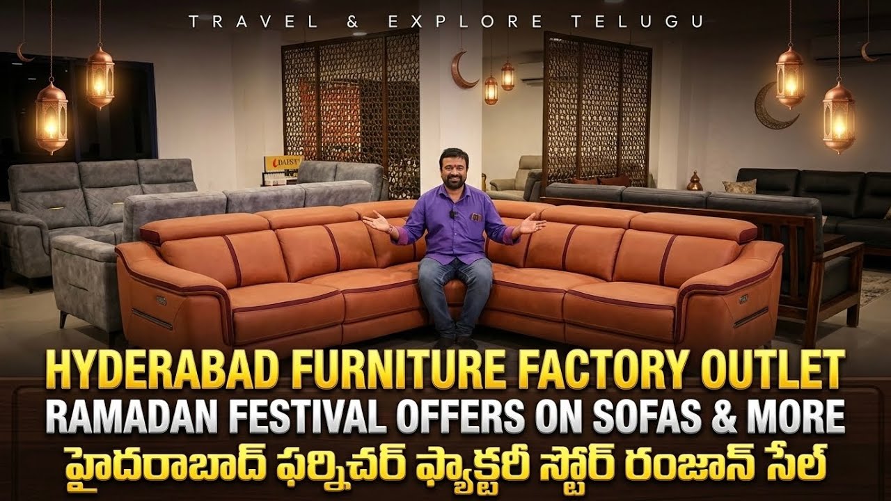 Ramadan Offers on Premium Home Furniture | Sofas Factory Outlet Hyderabad | Flat Discounts on Sofas