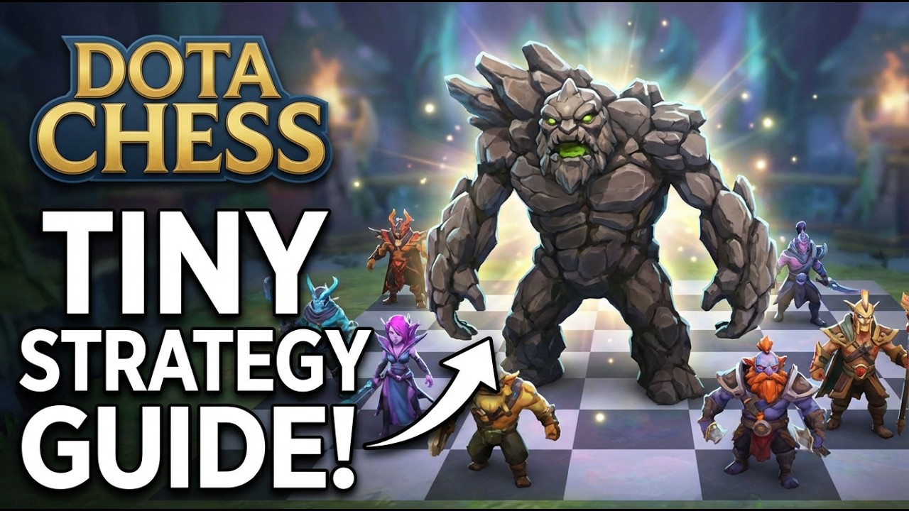 9 Warriors with Tiny Carry! Dota Auto Chess Season 42!