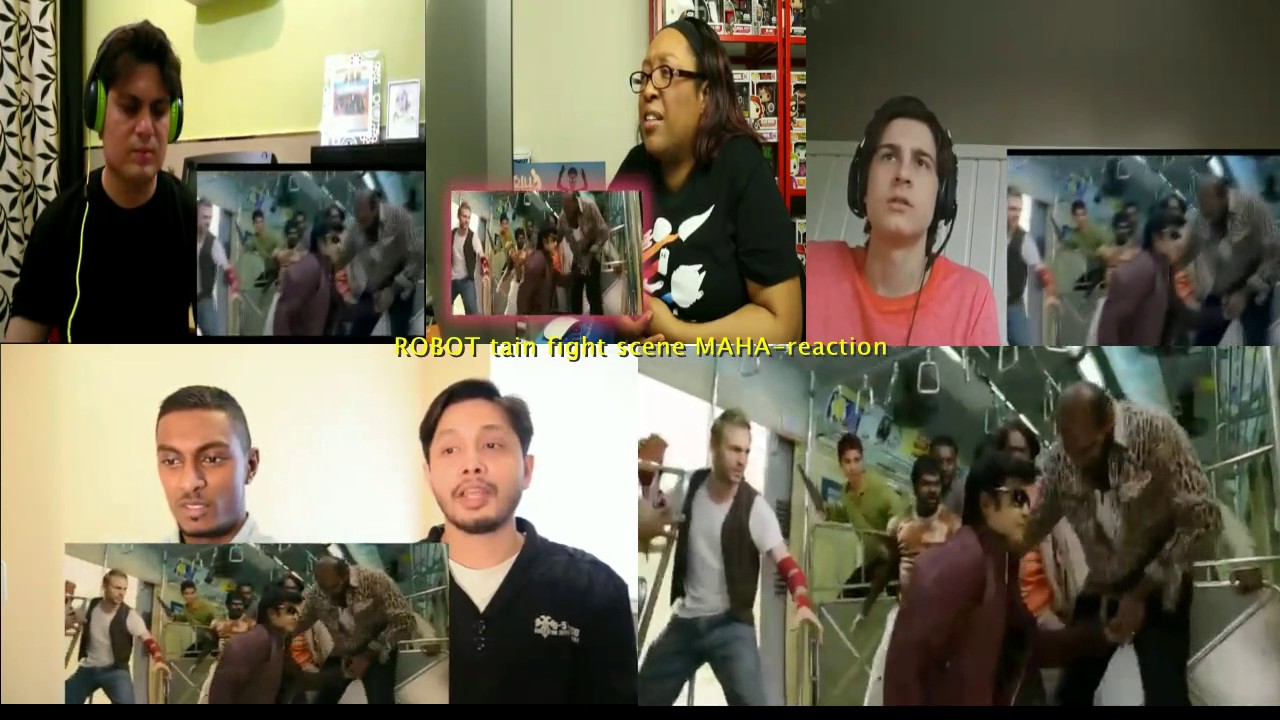 ROBOT train fight MAHA-reaction
