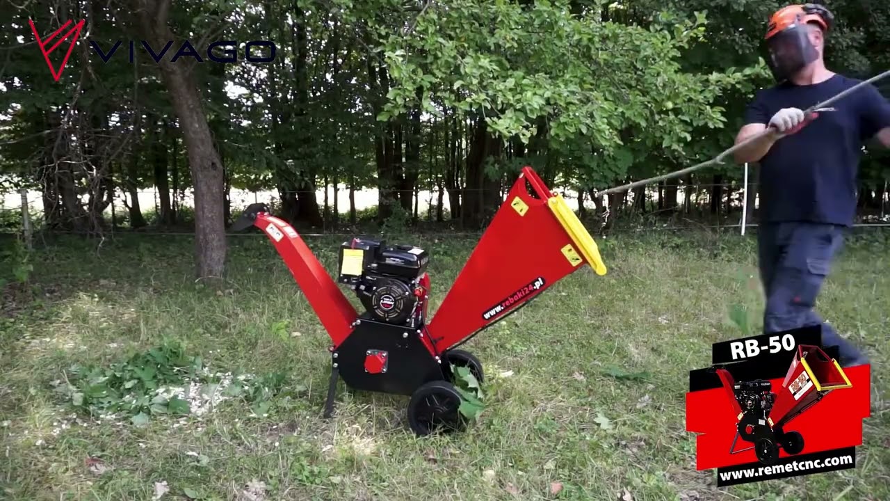 Ágdaráló gép - benzinmotoros – REMET RB-50 - motor Lifan 7 LE