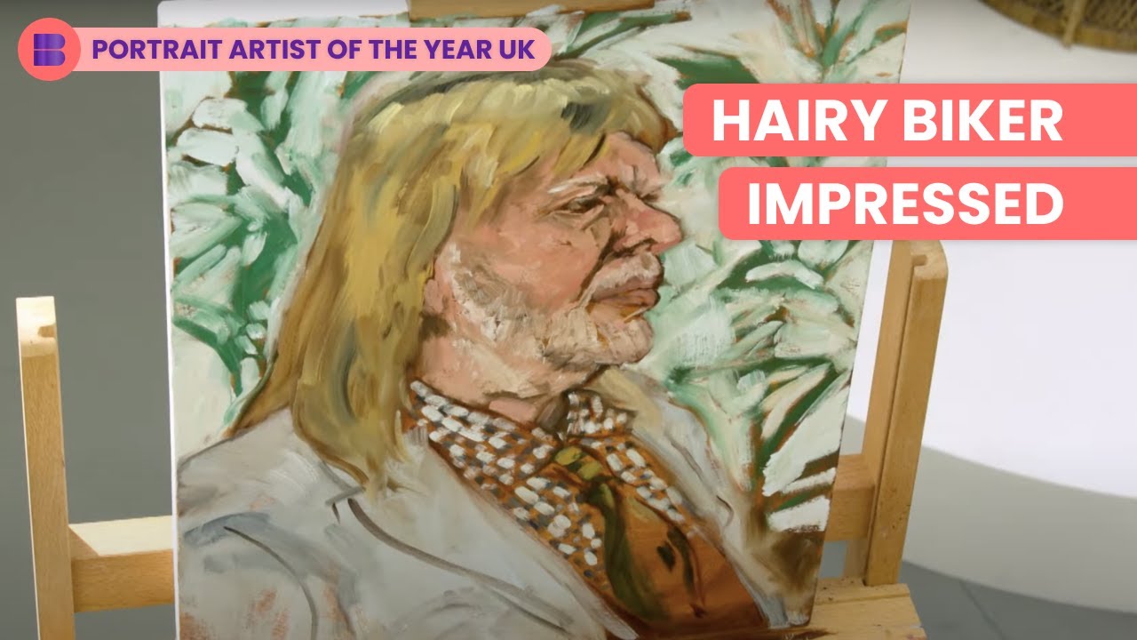 Hairy Biker Dave Myers Sits For Portrait | Portrait Artist of the Year UK