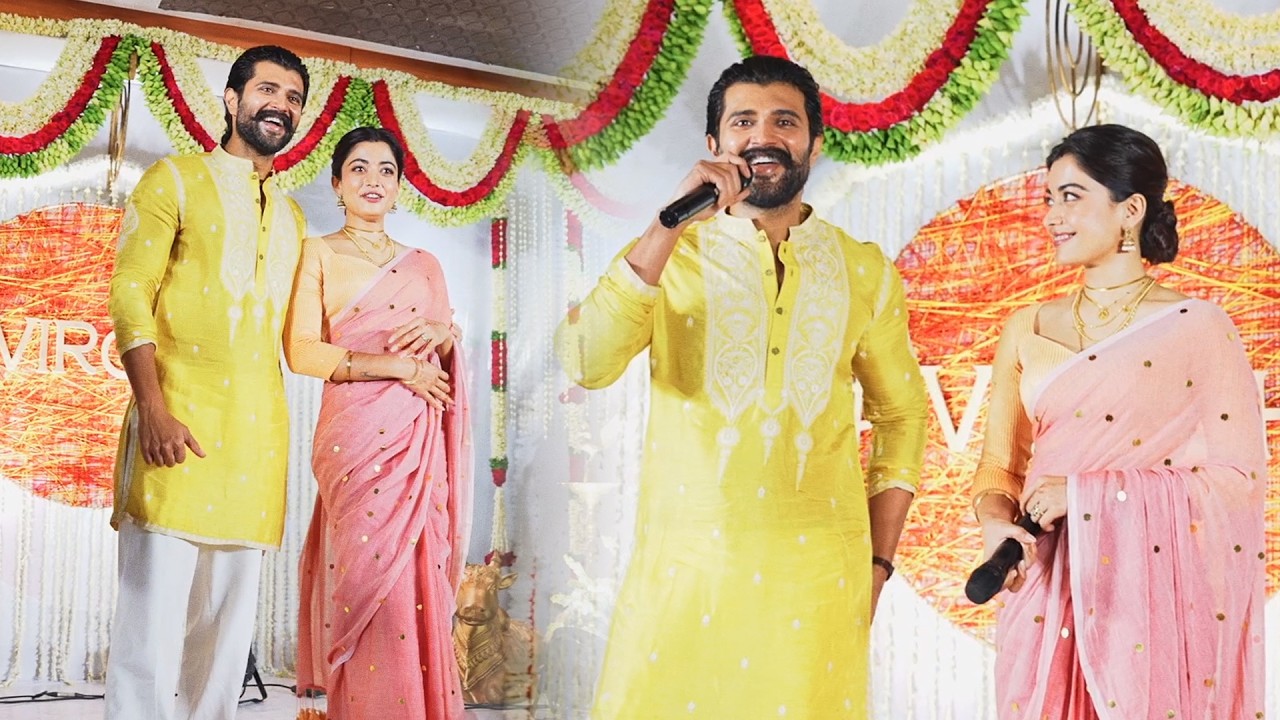 #VIROSH Press Meet Event | Vijay & Rashmika Speech & Fun Moments | Daily Culture