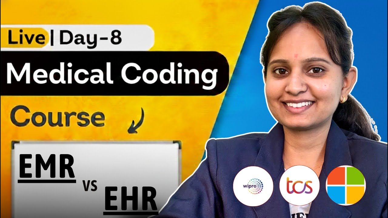 EMR vs EHR Difference | Medical Coding 2026 | Free Course For Beginners | Live Day-8