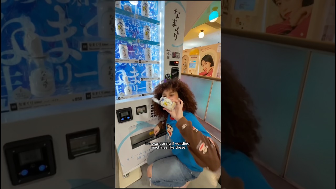 I FOUND A CAKE IN A CAN VENDING MACHINE!! #vlog #japan