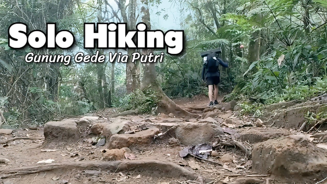 Solo Hiking On Wednesday • Gunung Gede Via Putri • Asmr Ultralight Hiking