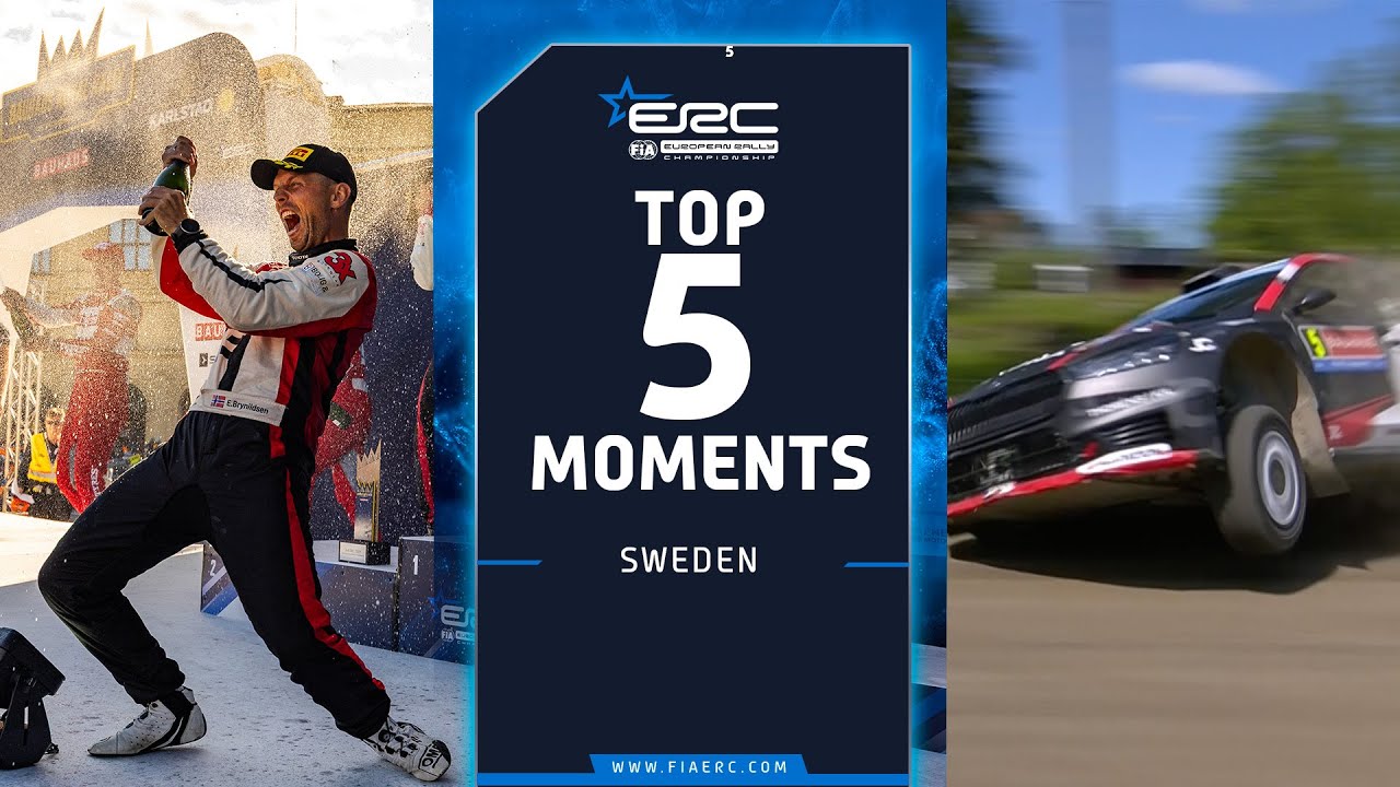 Top 5 Moments  | ERC BAUHAUS Royal Rally of Scandinavia 2025