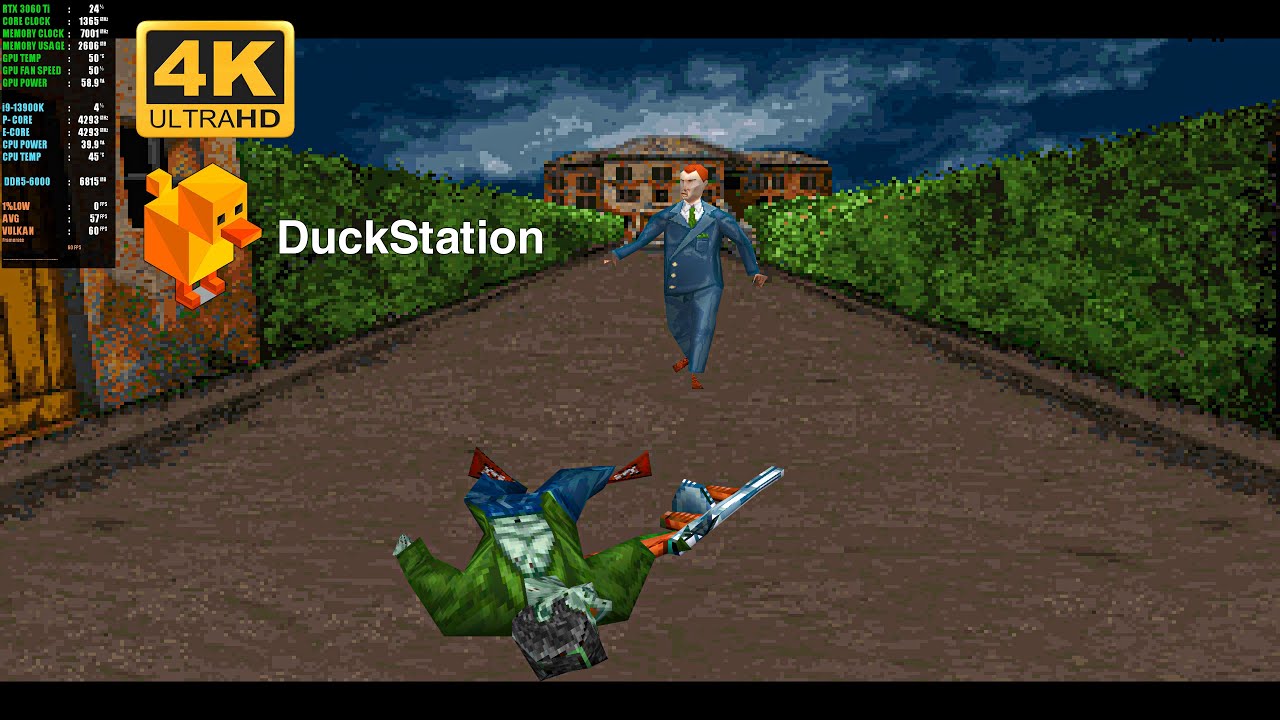 Alone in the Dark 2 - ( DuckStation 4K ) | PS1 Emulator (2024)