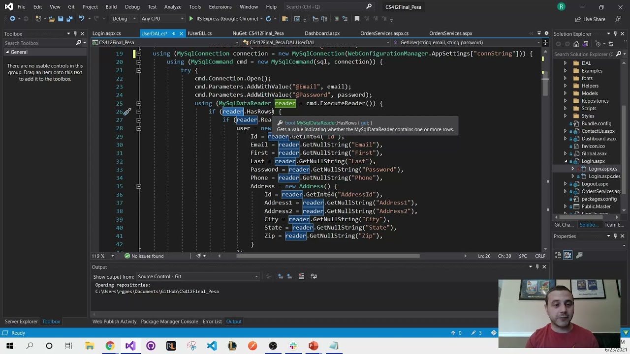 Making CRUD Statements through the Data Access Layer Overview