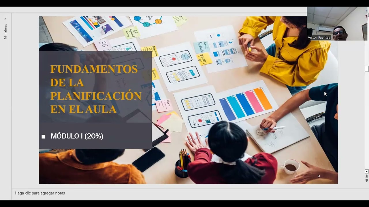 Sesión 0 - Planificación en el Aula - Prof. Víctor Fuentes