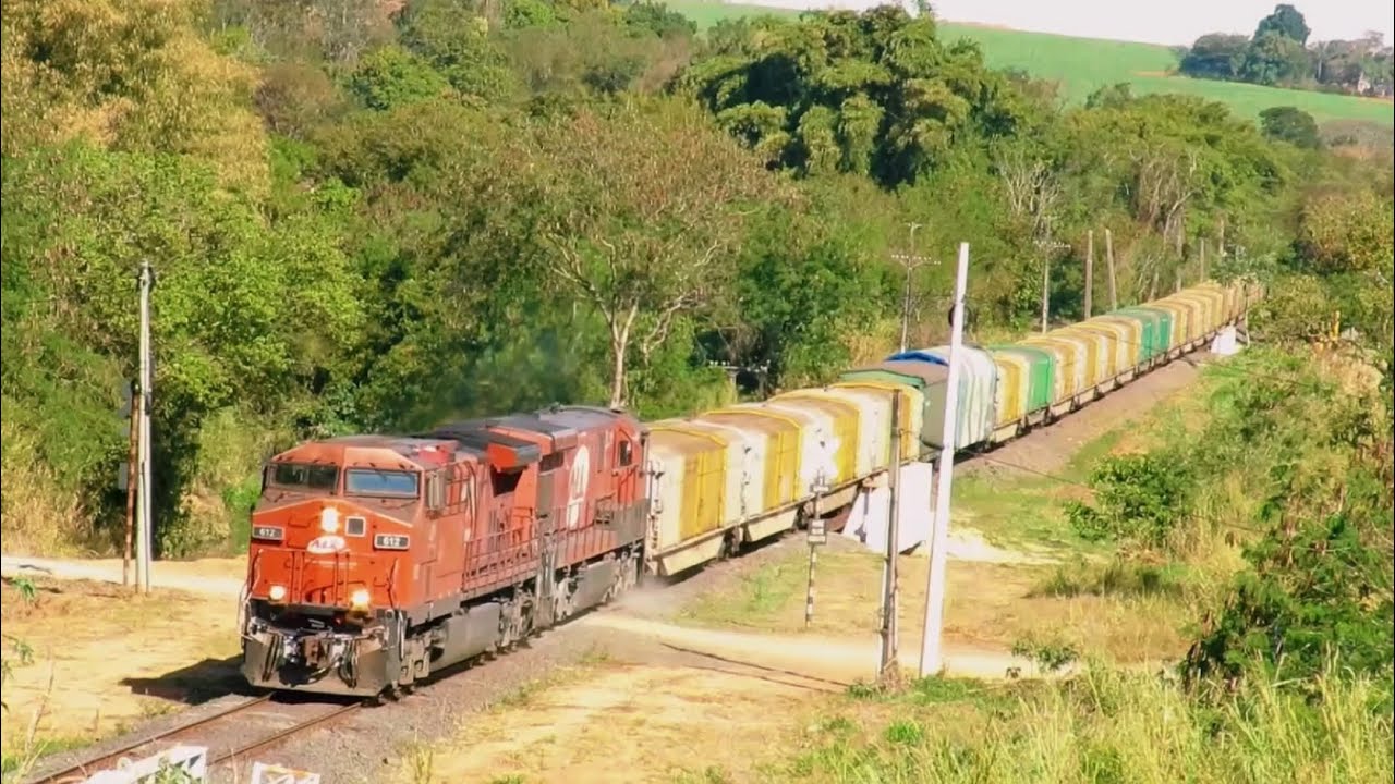 🇧🇷TREM da SUZANO - PAPEL e CELULOSE | Do Porto de Santos, ao Terminal em Aparecida do Taboado, MS.