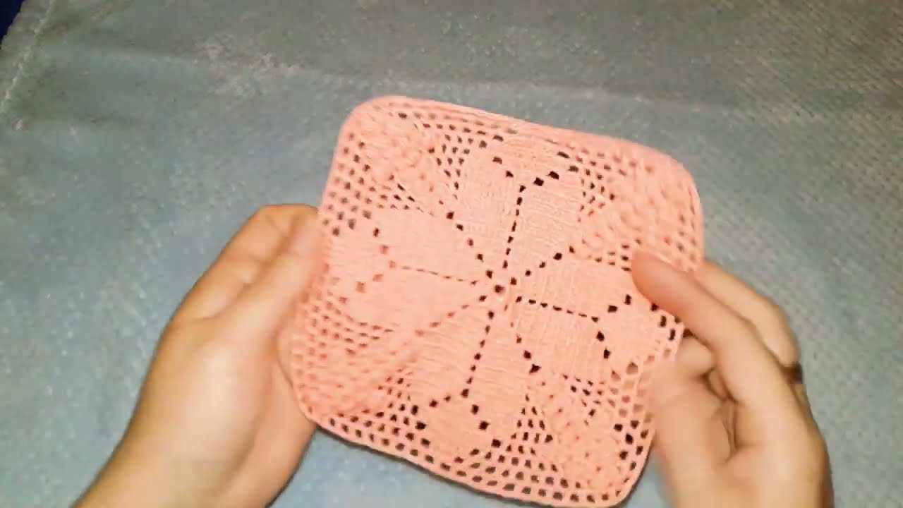 Cuadro de Nochebuena a crochet Paso a Paso - Parte 1