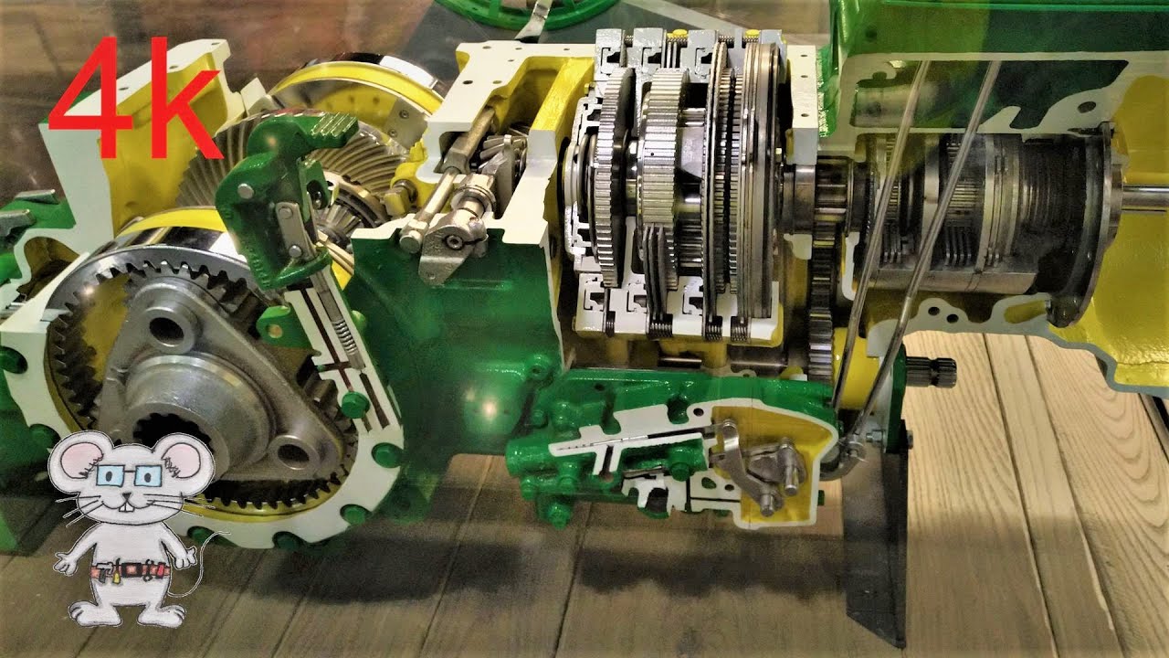 John Deere Cutaway Transmission in 4K