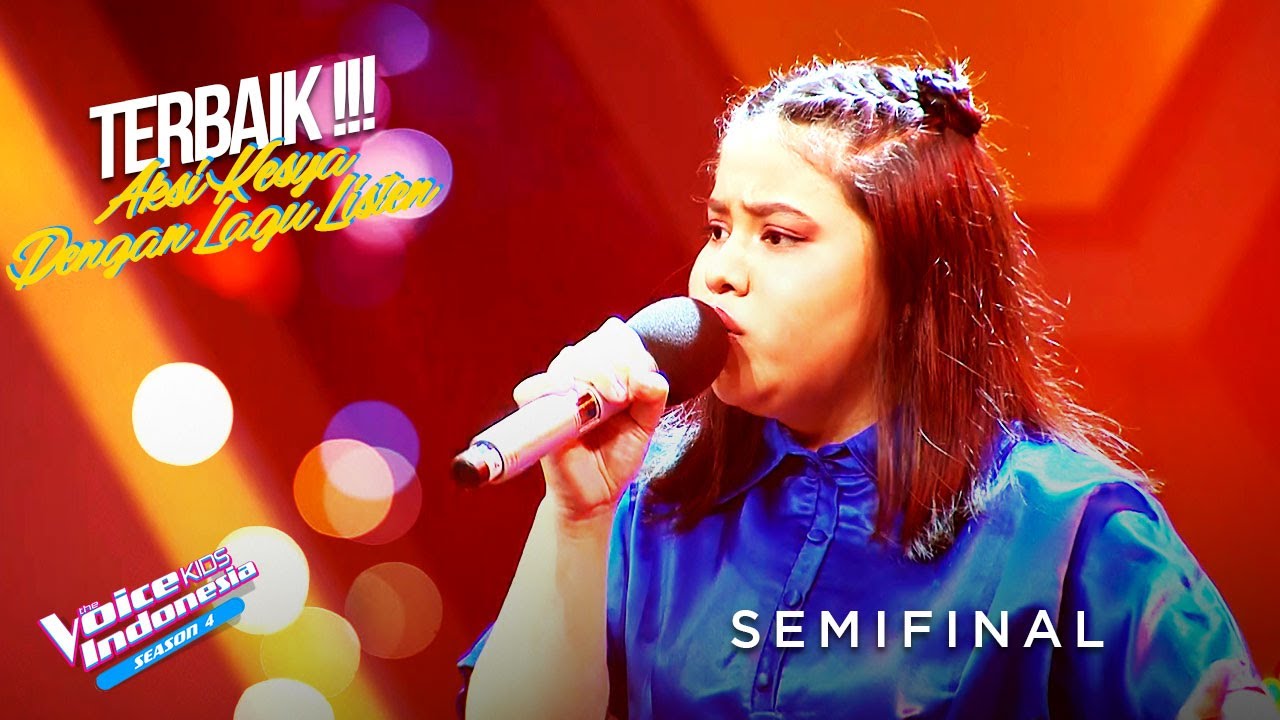 Kesya - Listen | Semifinal | The Voice Kids Indonesia Season 4 GTV 2021