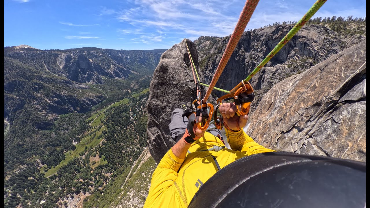 Lost Arrow Spire - Tyrolean Traverse - Wild!