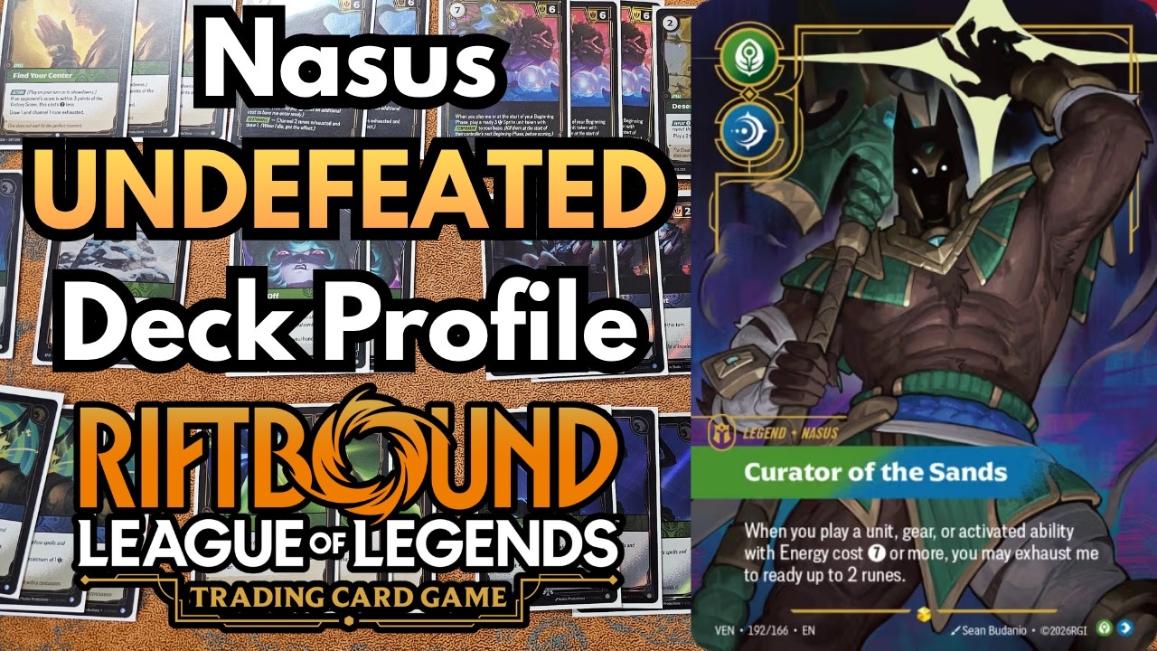 Undefeated Nasus Deck Profile│Riftbound Vendetta