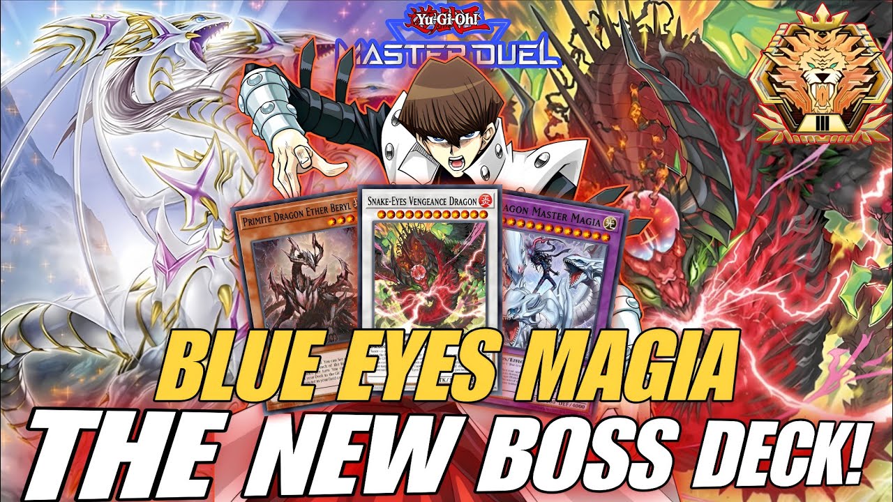 😎 Blue Eyes Magia & NEW Vengeance Dragon combo shocked me! Master Rank 2025 | Yu-Gi-Oh! Master Duel