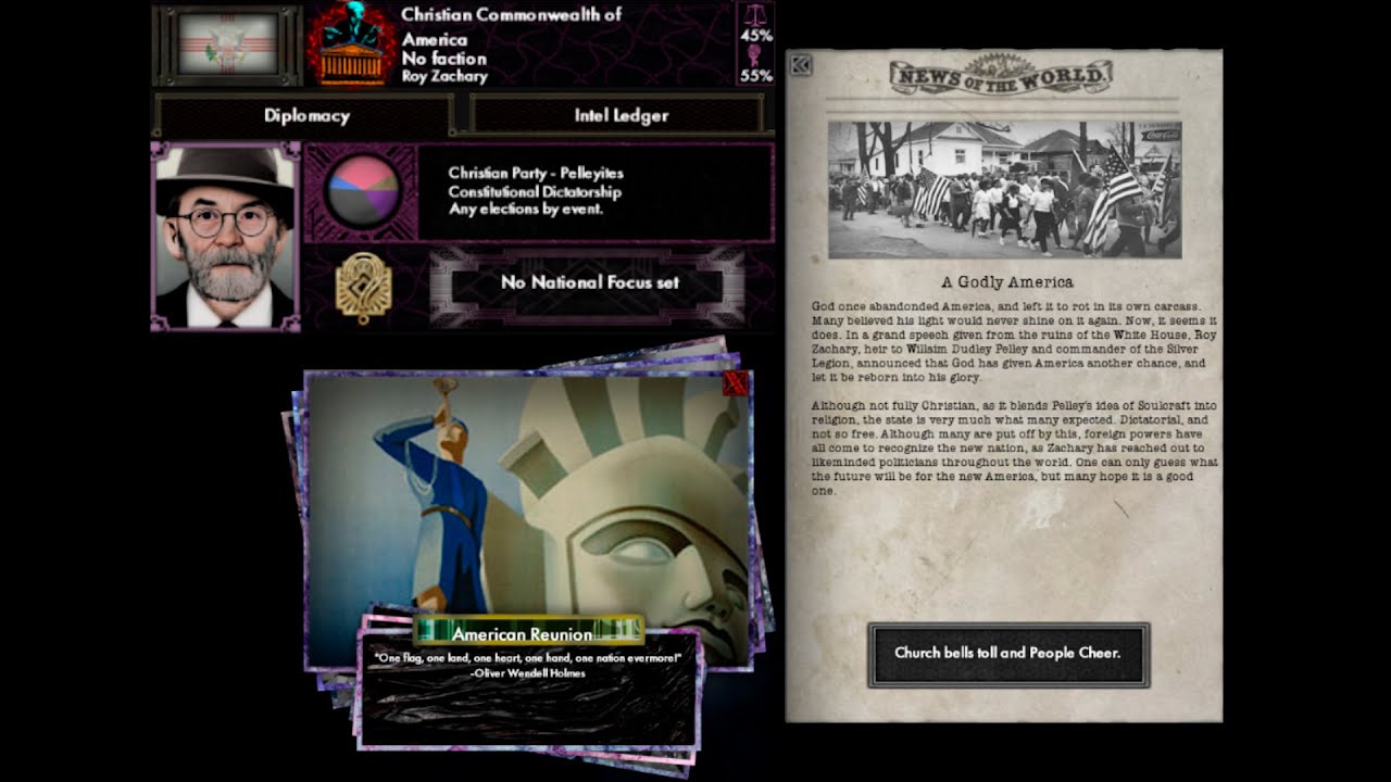 Judgment Day Demo: American Unification Super Events (Blocked from Russia Version)