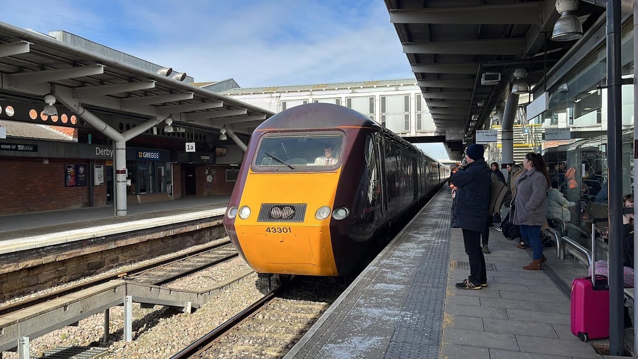 Cross Country HST - Derby to Birmingham New Street Rail Ride