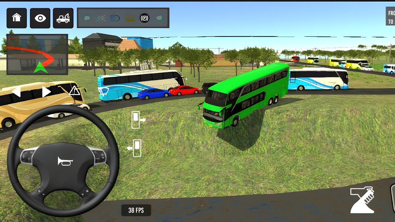 😨Euro coach 💥Bus Indonesian 😱 Simulator game Video New 2026 Android Gameplay #automobile 