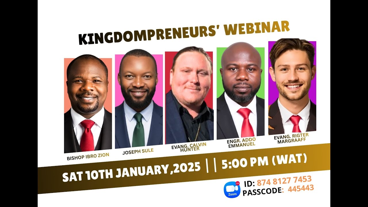 KINGDOMPRENEUR WEBINAR WITH CALVIN HUNTER