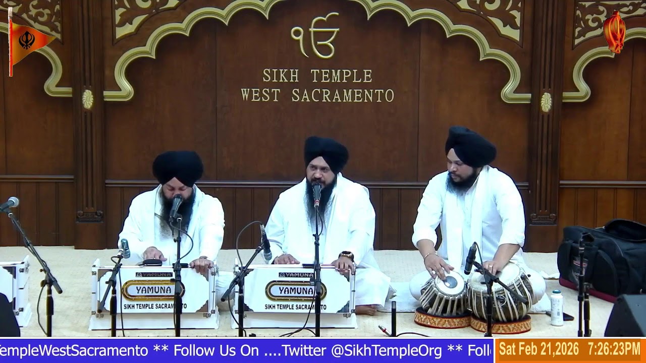 🔴 Live  Sikh Temple West Sac, CA, USA  feb 21  2026