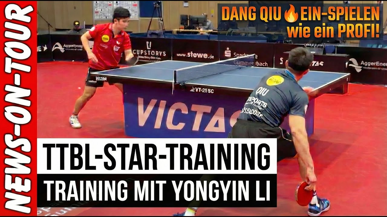 Dang Qiu & Yongyin Li: Matchvorbereitung auf Weltklasse-Niveau 🏓