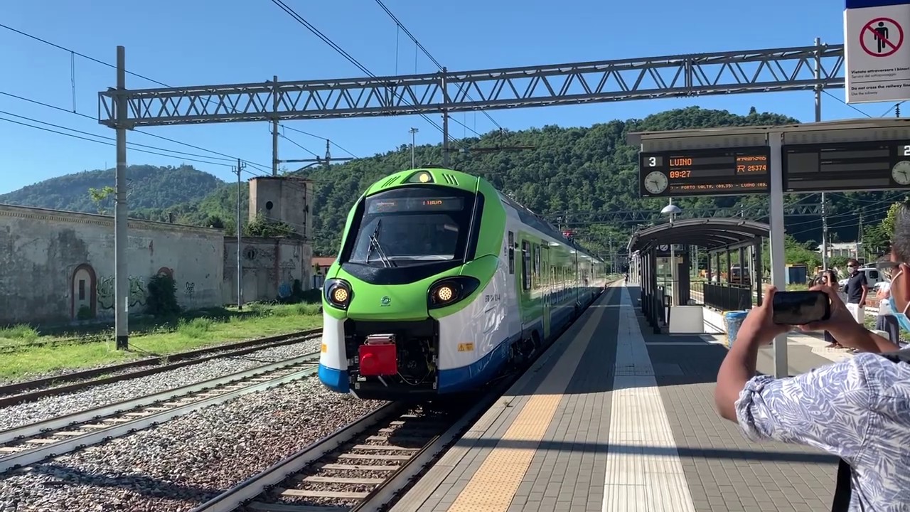 Nuovo treno Donizetti per Trenord [open day Gallarate - Luino]