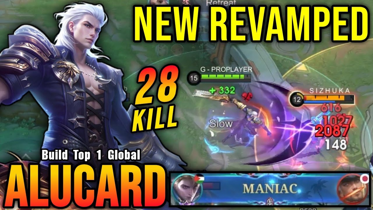 28 Kills + MANIAC!! Alucard New Revamped LUCKYBOX Skin!! - Build Top 1 Global Alucard ~ MLBB