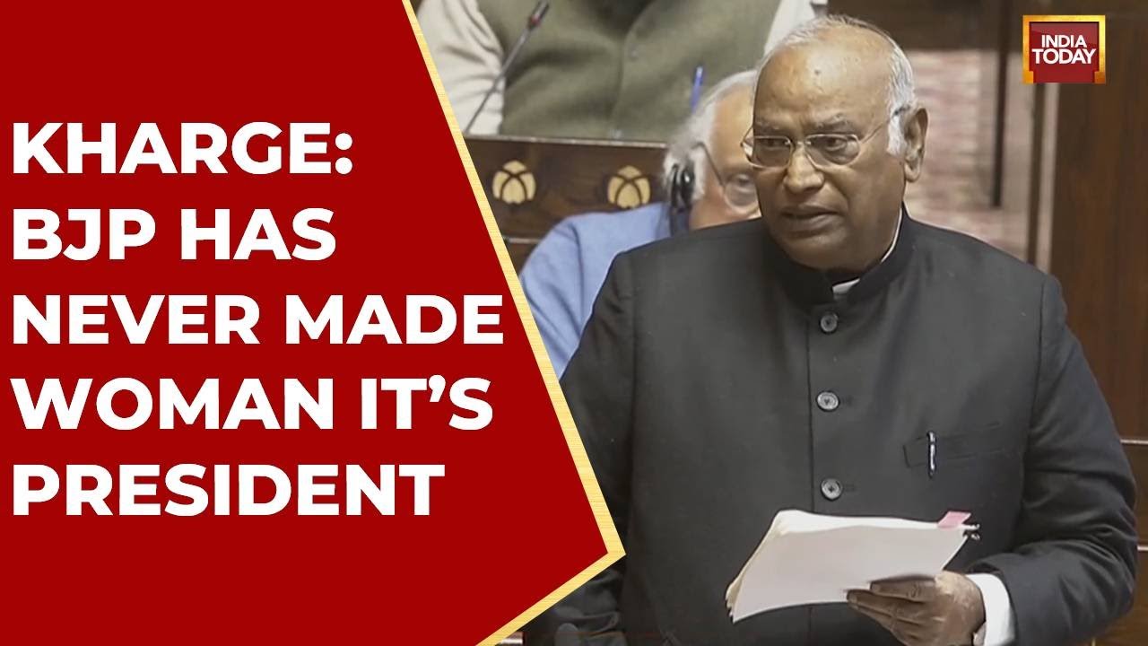 Mallikarjun Kharge Slams Government Over Social Justice And Women's Empowerment In Rajya Sabha