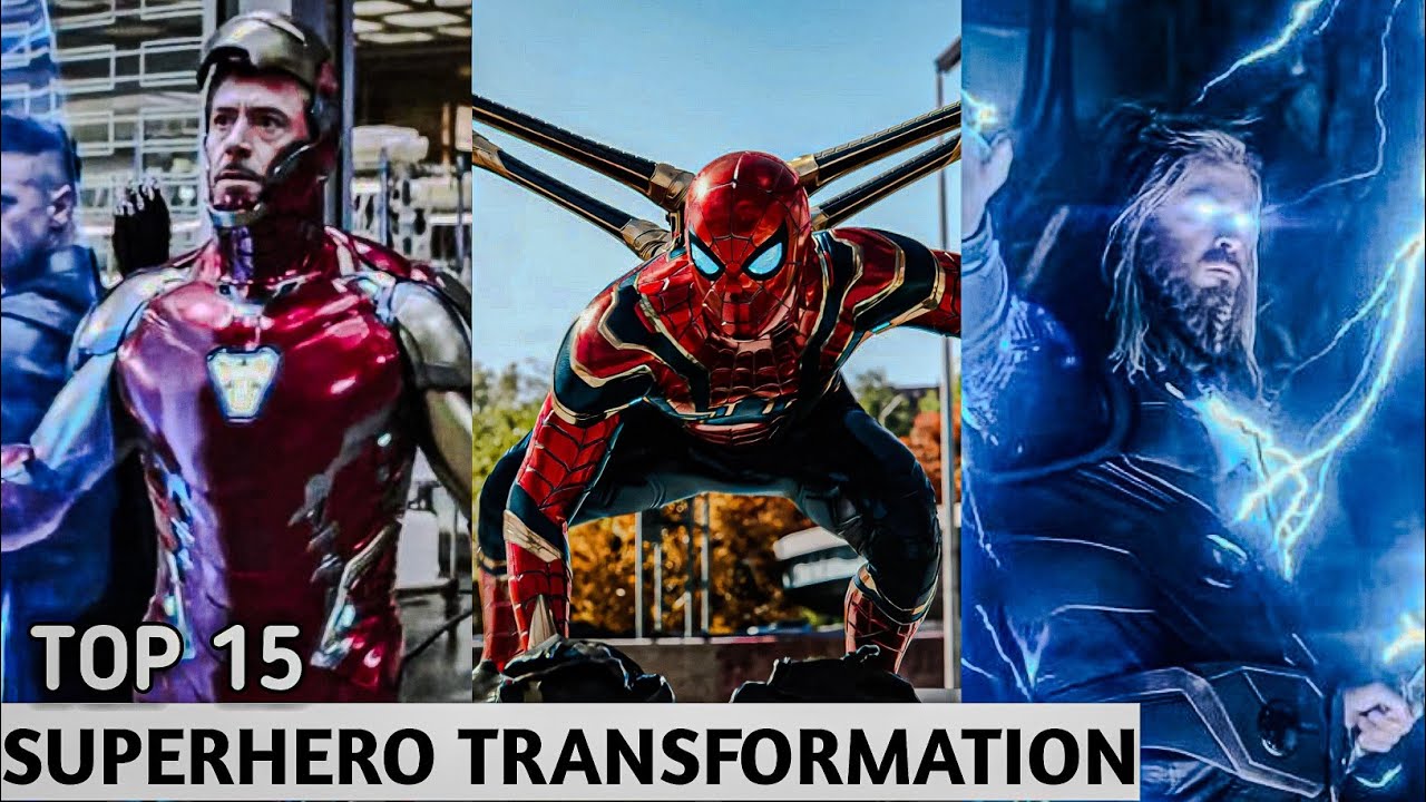 TOP 15 SUPERHERO TRANSFORMATION 🔥- COOLEST TRANSFORMATION EVER 🤯 | IRONGERS EDIT