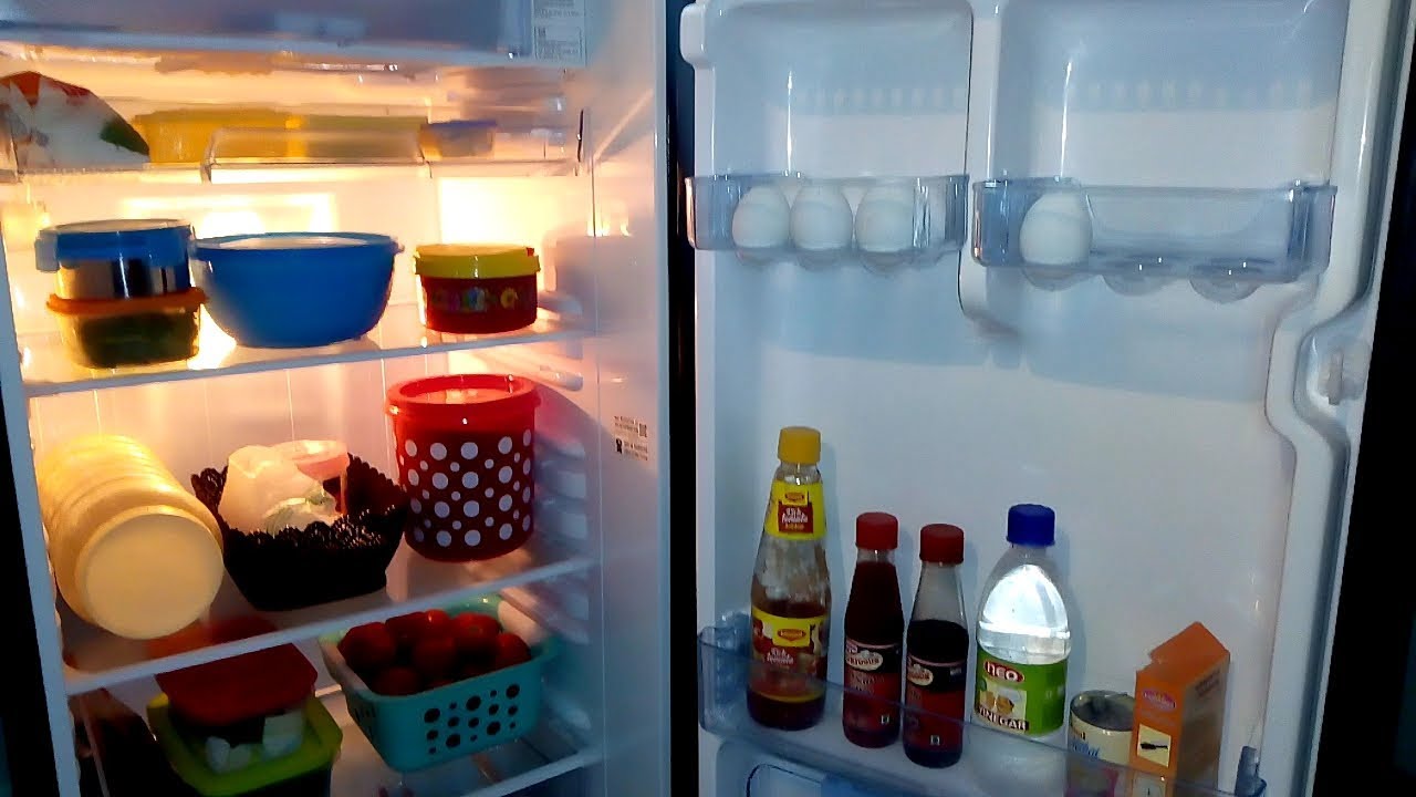 My fridge organization in tamil/Tips for organizing single door fridge in tamil