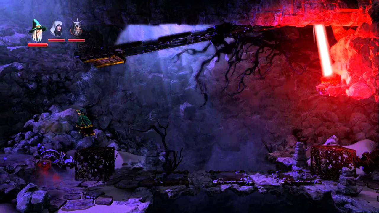 Trine 2 Hardcore walkthrough, PS4 , Level 15 - Toedliche Einoede - Deadly Dustland - solo