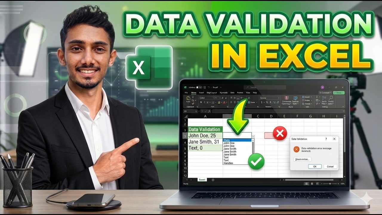 Data Validation in Excel | Dropdown & Rules