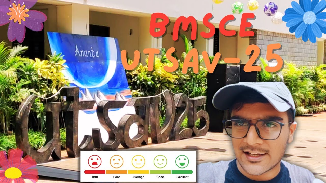 UTSAV at BMSCE-2025✨#bmsce  #vlog #utsav  #bangalore #friends