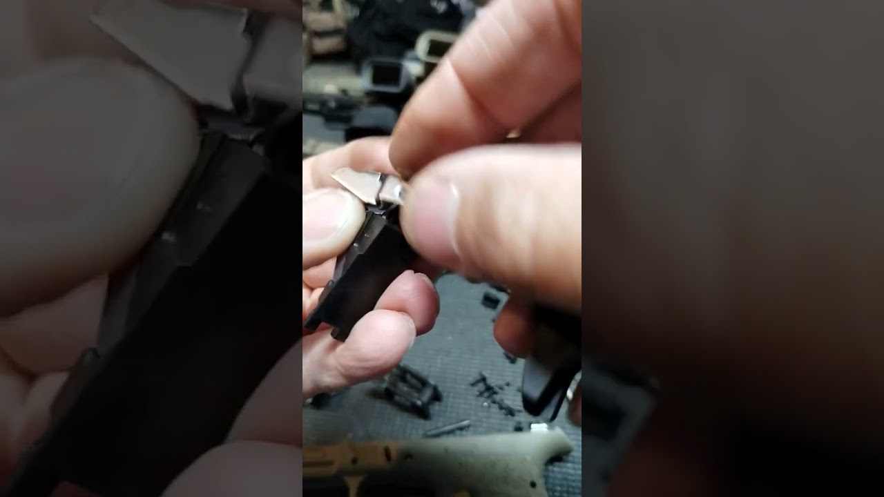 Johnny Glocks Warned me about this... sticky trigger fix #gun #gungear #glock