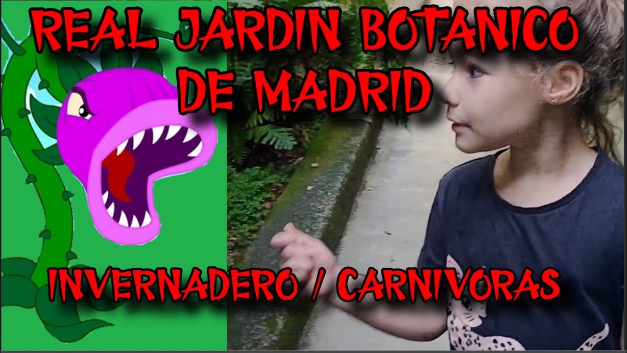JARDIN BOTANICO DE MADRID - Plantas carnivoras e invernadero