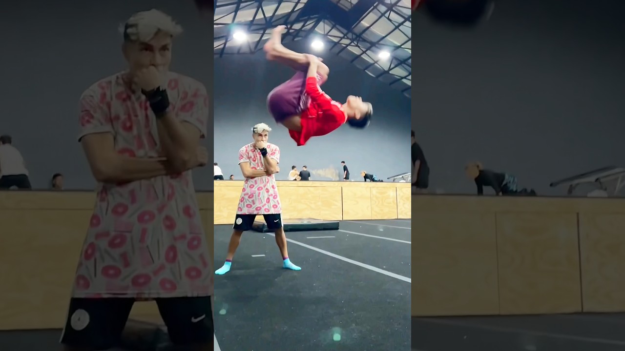 Backflip Tutorial 🔥😱🤔😌 #olympics #parkour #acrobatics