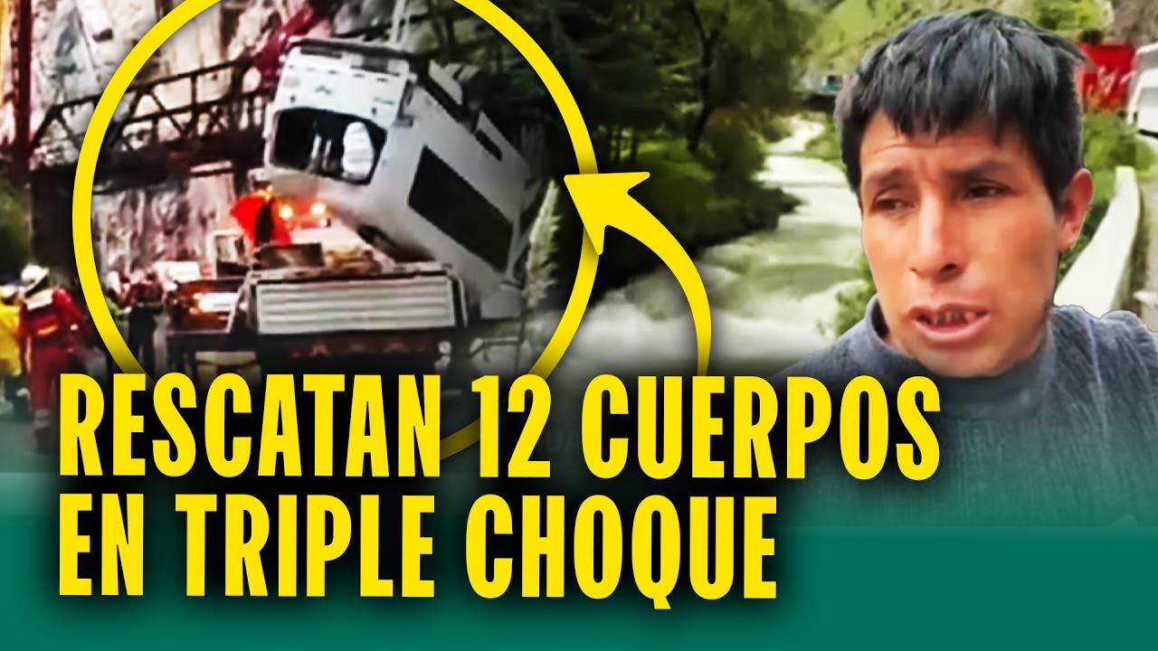 Con angustia y desesperación familiares buscan a desaparecidos en triple choque de Huarochirí