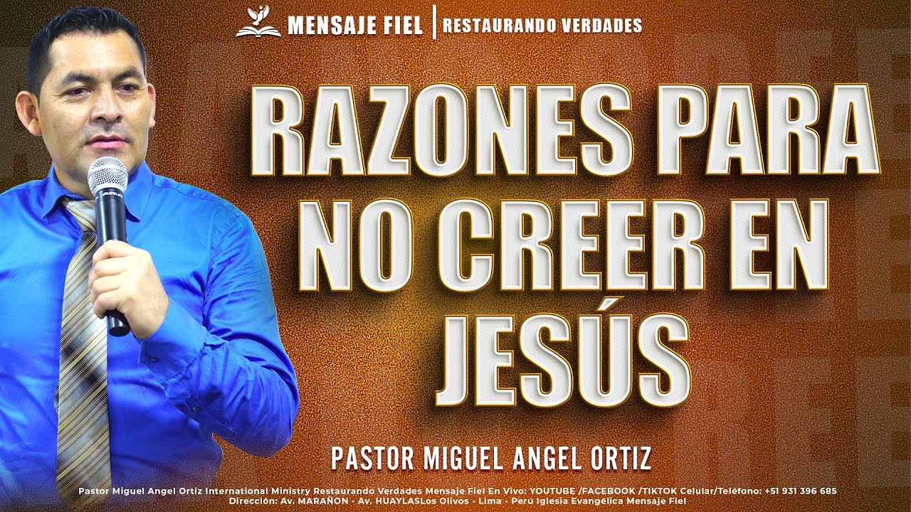 RAZONES PARA NO CREER EN JESÚS
