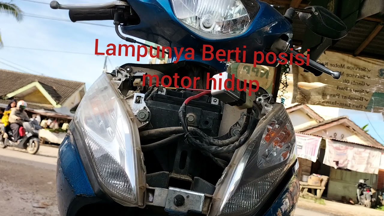 Stater spacy dan beat bunyi cetek-cetek Padahal aki baru