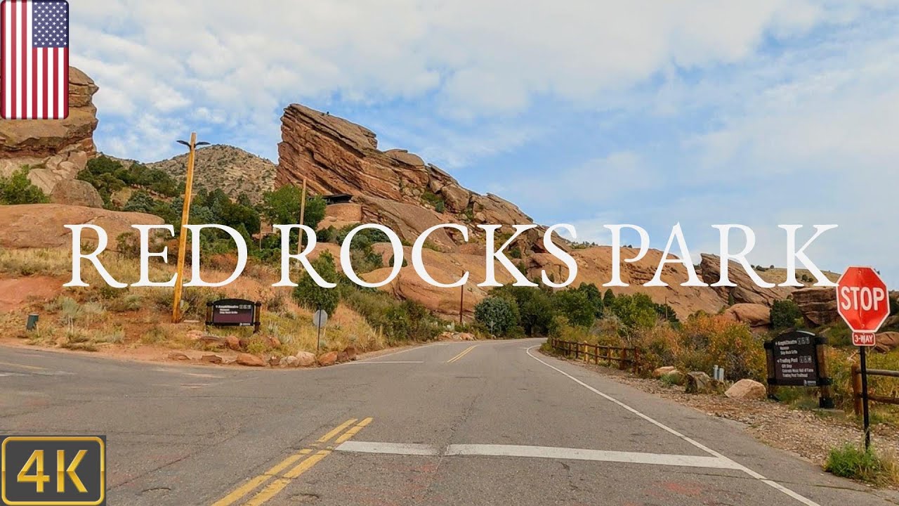 Driving Colorado USA 🇺🇸 | Red Rocks Park 4K Scenic Drive