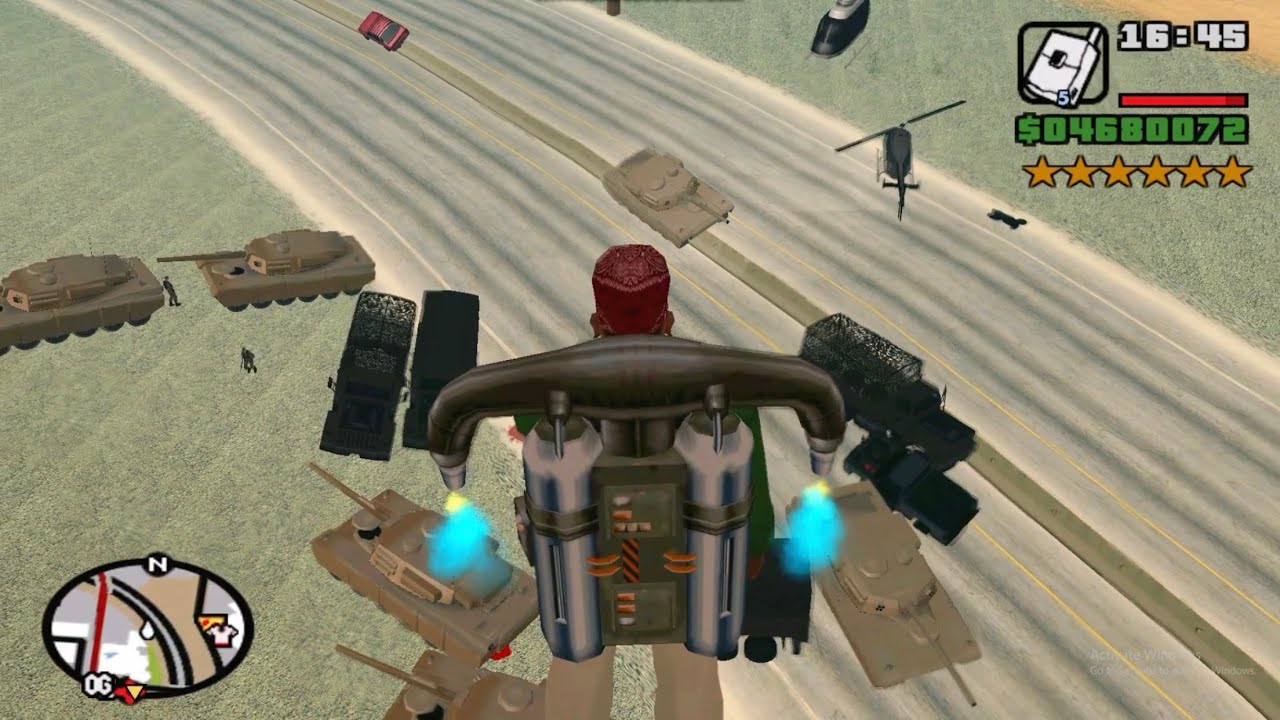 6 Stars Wanted Level Rampage | GTA San Andres#gtasanandreas 