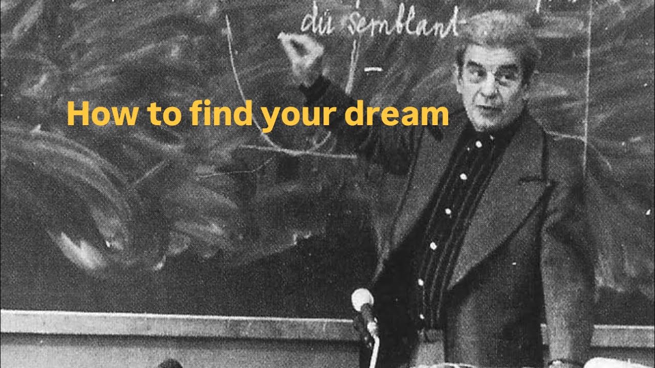 Lacan/Žižek on how to find your dream: a step-by-step by step guide