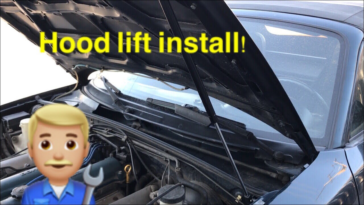 NA Miata - Gas Strut Hood Lift Install!