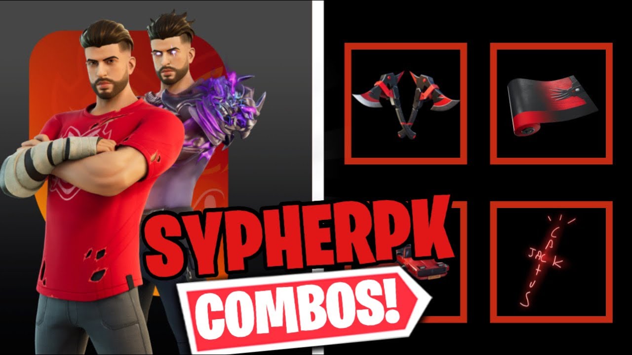 SYPHERPK COMBOS | FORTNITE SKIN REVIEW